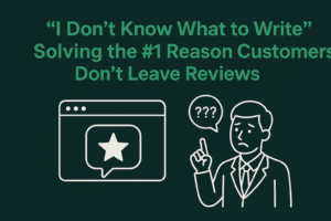 The #1 Reason Customers Don't Leave Reviews