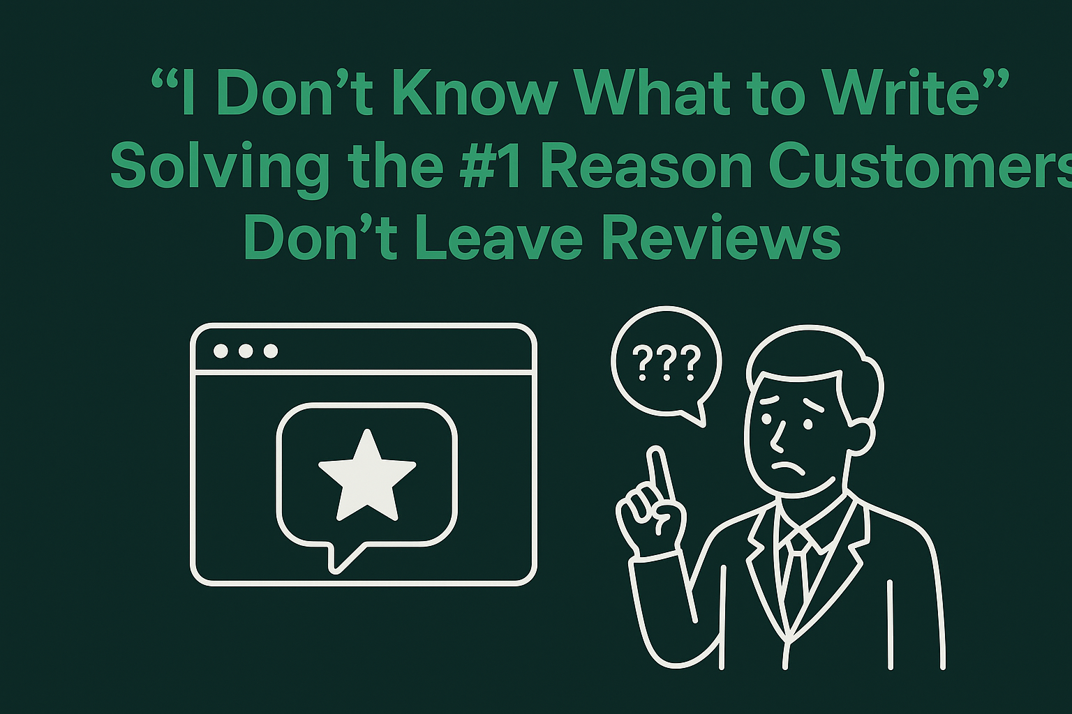 The #1 Reason Customers Don't Leave Reviews